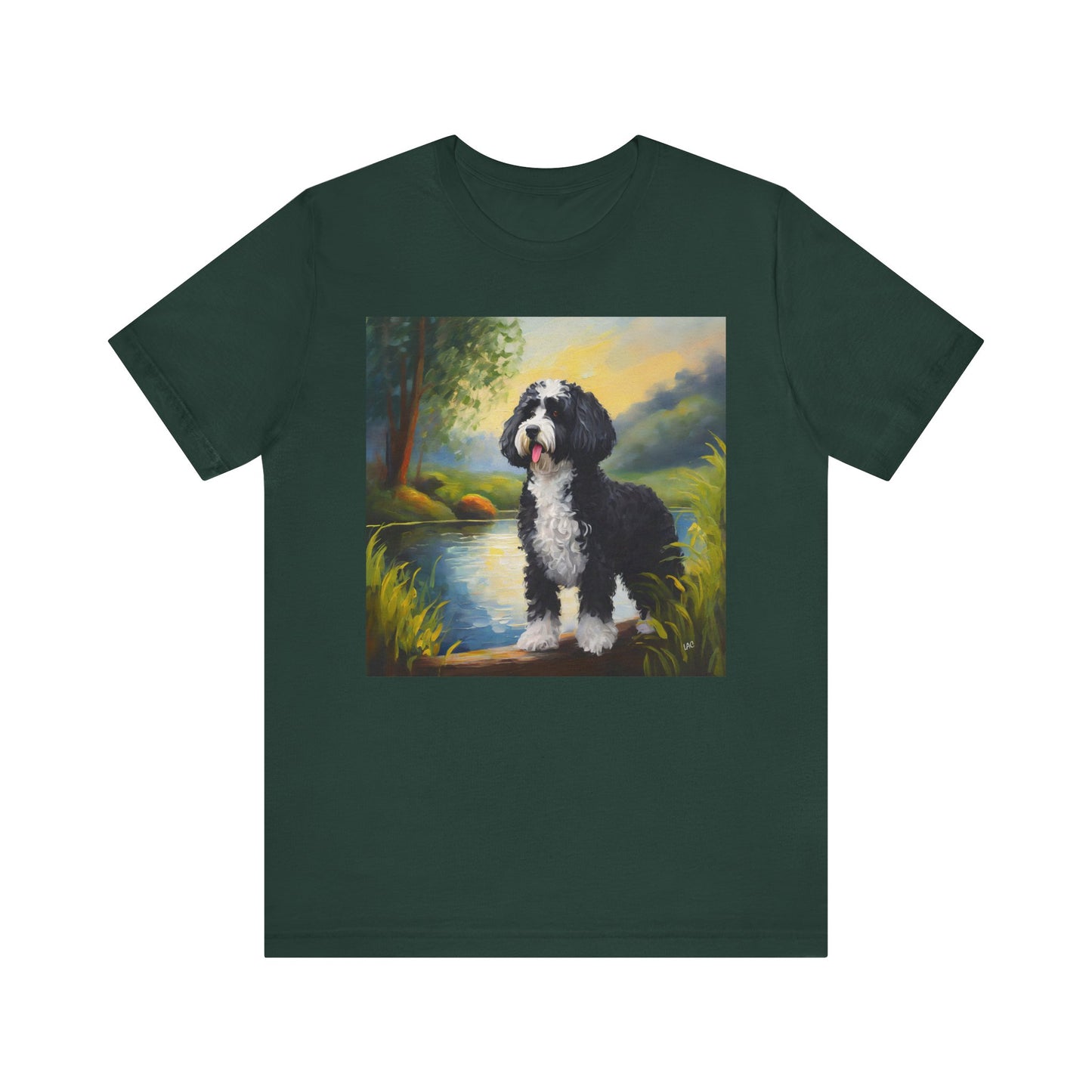 Portuguese Water Dog Unisex Jersey Short Sleeve Tee