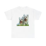 West Highland Terriers - Westies - Unisex Heavy Cotton Tee