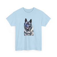 Norwegian Elkhound Unisex Heavy Cotton Tee by DoggyLips™