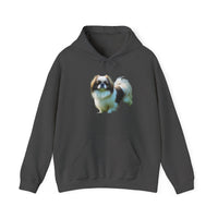 Japanese Chin Unisex 50/50 Hooded Sweatshirt