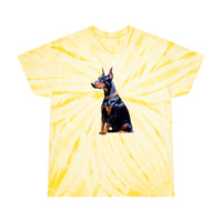 Doberman Pinscher #2  --  Tie-Dye Tee, Cyclone