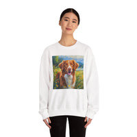 Dixie the Nova Scotia Duck Tolling Retriever 50/50 Crewneck Sweatshirt