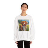 Dixie the Nova Scotia Duck Tolling Retriever 50/50 Crewneck Sweatshirt