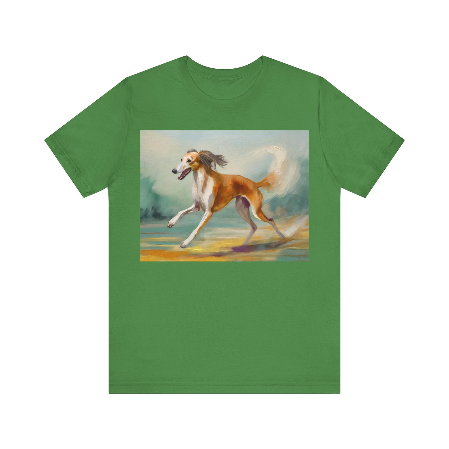 Saluki 'On the Run' Unisex Jersey Short Sleeve Tee