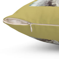 Petit Basset Griffon Vendéen Spun Polyester Throw Pillow