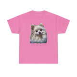 Pomeranian "Snowball" Unisex Heavy Cotton Tee by Doggylips™