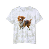 Nederlandse Kooikerhondje Unisex Fashion Tie-Dyed T-Shirt