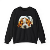 English Foxhound 'Sasha' Unisex 50/50 Crewneck Sweatshirt