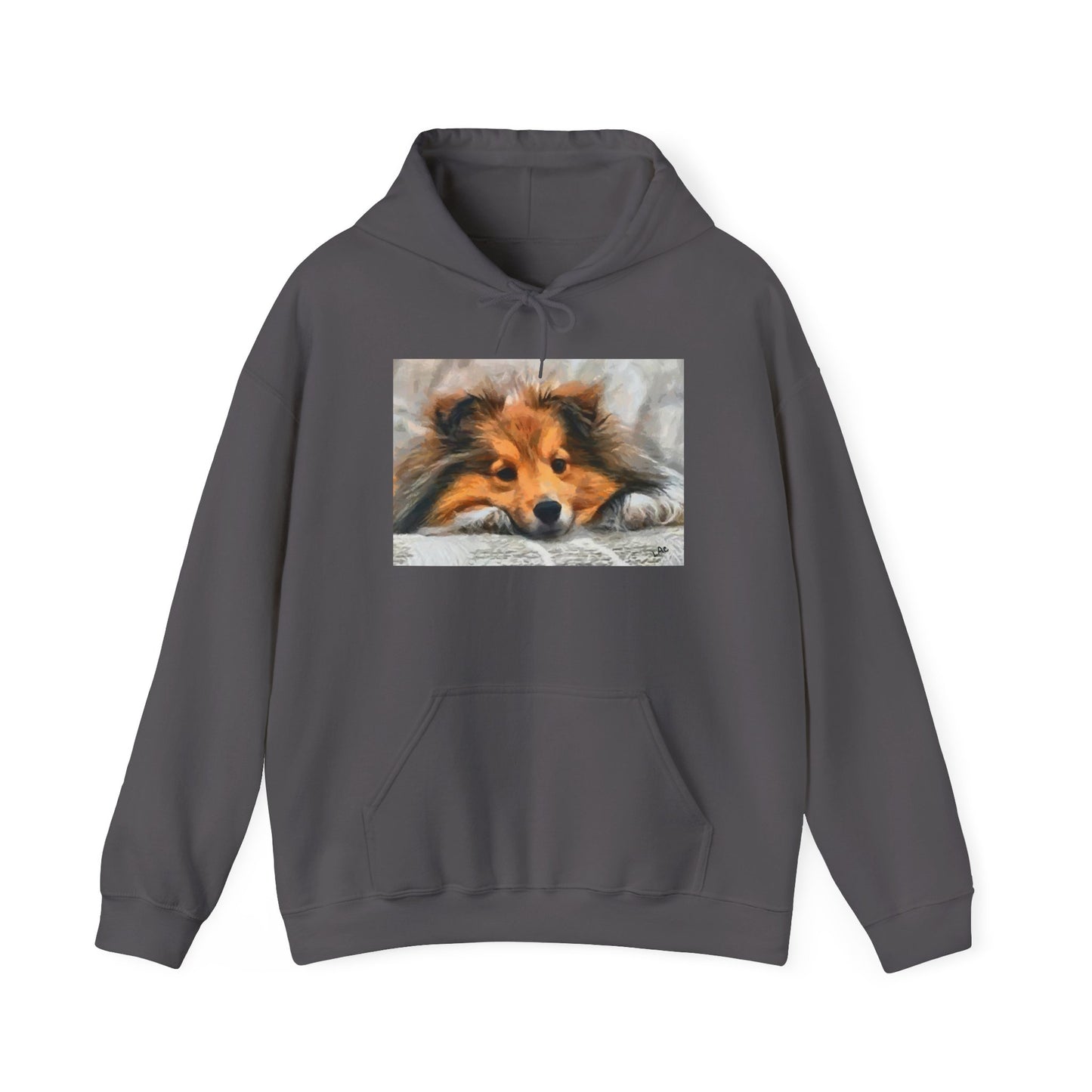 Shetland Sheepdog 'Sleepy Sheltie' Cozy Hoodie