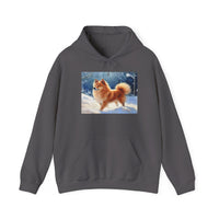 Finnish Spitz Unisex 50/50 Hooded Sweatshirt