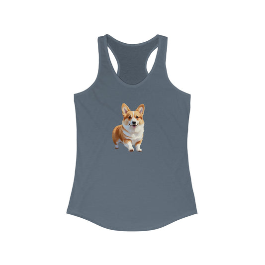Welsh Corgi Puppy  -  Women's Classic Racerback Tank
