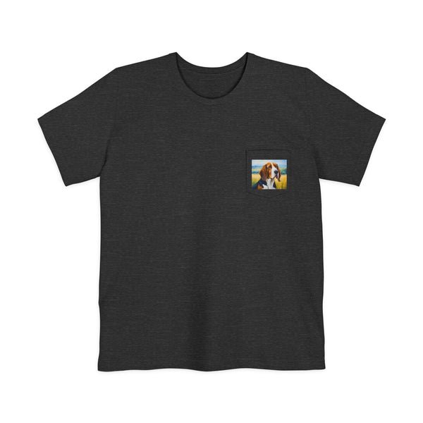 American English Coonhound #2 - Unisex Pocket T-shirt