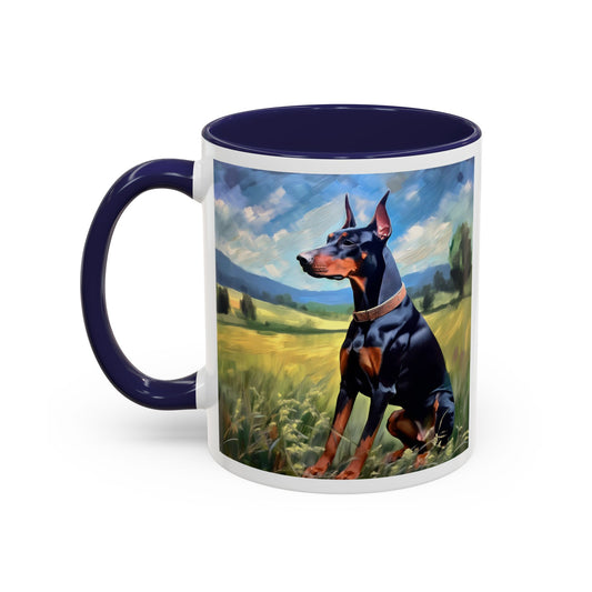 Doberman Pinscher Accent Coffee Mug
