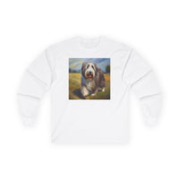 Bearded Collie Cotton Long Sleeve Tee