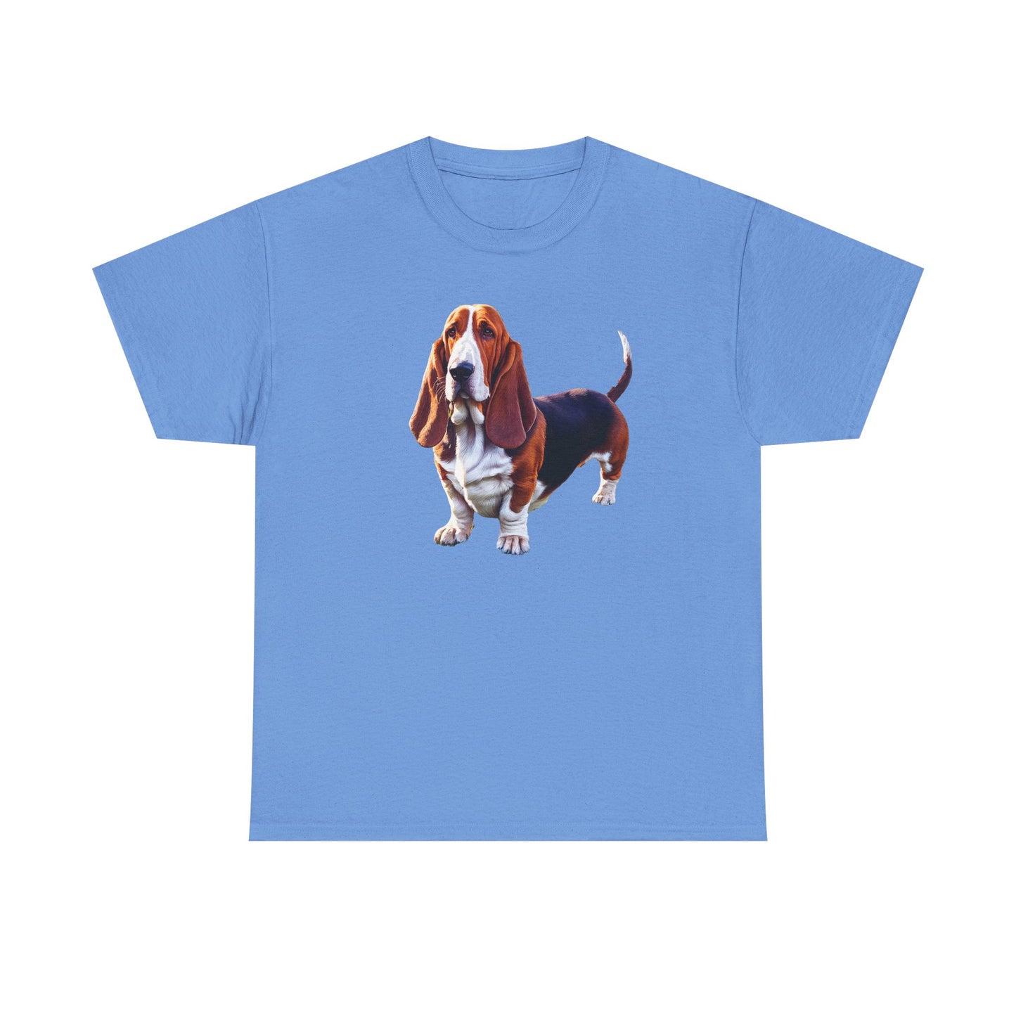 Basset Hound Unisex Heavy Cotton Tee: A Love Letter to Your Scent Hound
