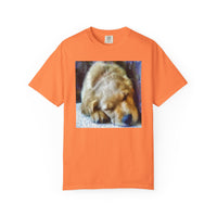 Golden Retriever 'Zuko' Unisex-Adult Relaxed Fit Garment-Dyed T-shirt