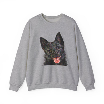 Schipperke Unisex 50/50  Crewneck Sweatshirt