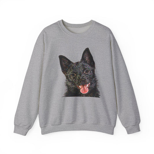 Schipperke Unisex 50/50  Crewneck Sweatshirt