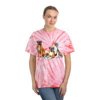 Boxer Quartet - Unisex Cotton Tie-Dye Tee, Cyclone  -