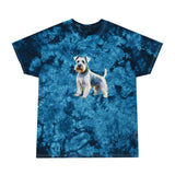 White Schnauzer Tie-Dye Tee, Crystal