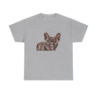 French Bulldog 'Shannel' Unisex Heavy Cotton Tee