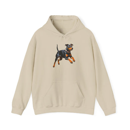 Manchester Terrier Unisex 50/50 Hooded Sweatshirt