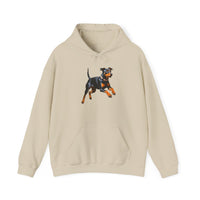 Manchester Terrier Unisex 50/50 Hooded Sweatshirt