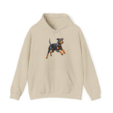 Manchester Terrier Unisex 50/50 Hooded Sweatshirt