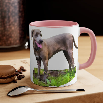 Blue Lacy 'Tex' Accent Coffee Mug, 11oz