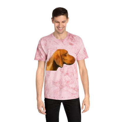 Hungarian Vizsla 'Bela' Unisex Cotton Color Blast T-Shirt