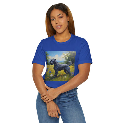Kerry Blue Terrier Unisex Lightweight Jersey T-Shirt