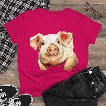 Pig 'Petunia' Women's Midweight Cotton Tee
