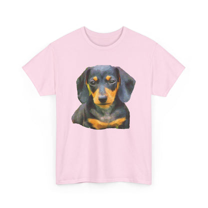 Dachshund Doxie Delight Unisex Heavy Cotton Tee