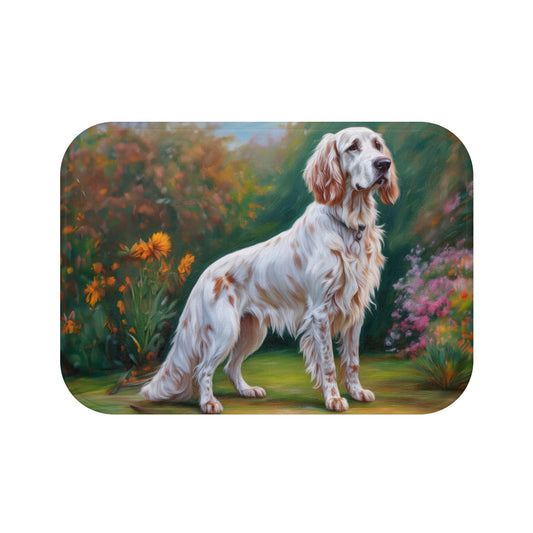 Charming English Setter Bathroom Rug Mat