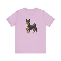 Black & Tan Shiba Inu --  Unisex Jersey Short Sleeve Tee