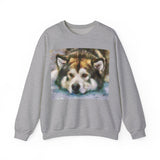 Malamute Unisex 50/50 Crewneck Sweatshirt