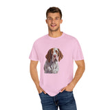 Bracco Italiano Unisex Relaxed Fit Garment-Dyed T-shirt