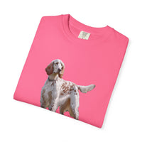 English Setter #4 - Unisex Garment-Dyed T-shirt