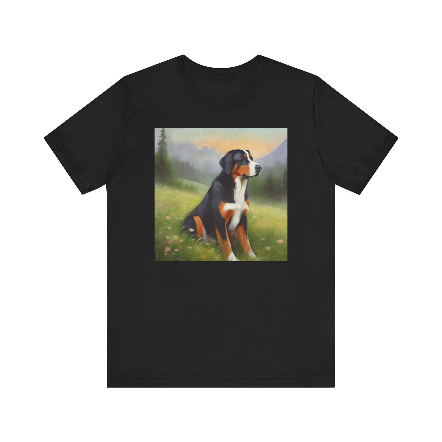 Greater Swiss Mountain Dog Unisex Jersey Short Sleeve Tee