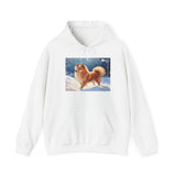 Finnish Spitz Unisex 50/50 Hooded Sweatshirt