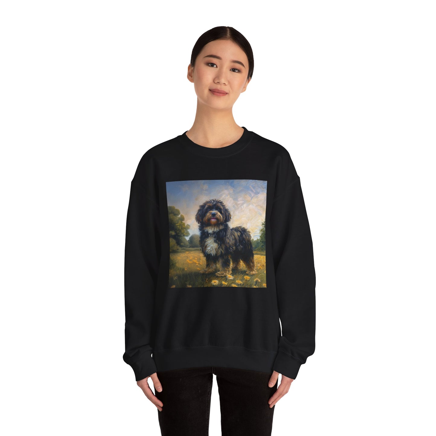 Russian Tsvetnaya Bolonka - Unisex 50/50 Crewneck Sweatshirt