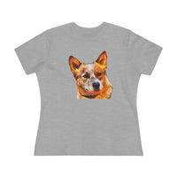 Red Heeler - Australian Cattle Dog Women's Relaxed Fit Cotton Tee