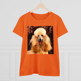 Poodle Women's Midweight Cotton Tee