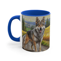 Czechoslovakian Vlcak 'Wolfdog' 11oz Ceramic Accent Mug