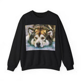 Malamute Unisex 50/50 Crewneck Sweatshirt