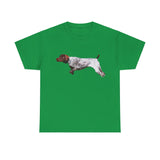 German Short Hair Pointer 'On Point' Unisex Heavy Cotton Tee