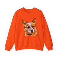 Red Heeler - Australian Cattle Dog - Unisex 50/50 Crewneck Sweatshirt