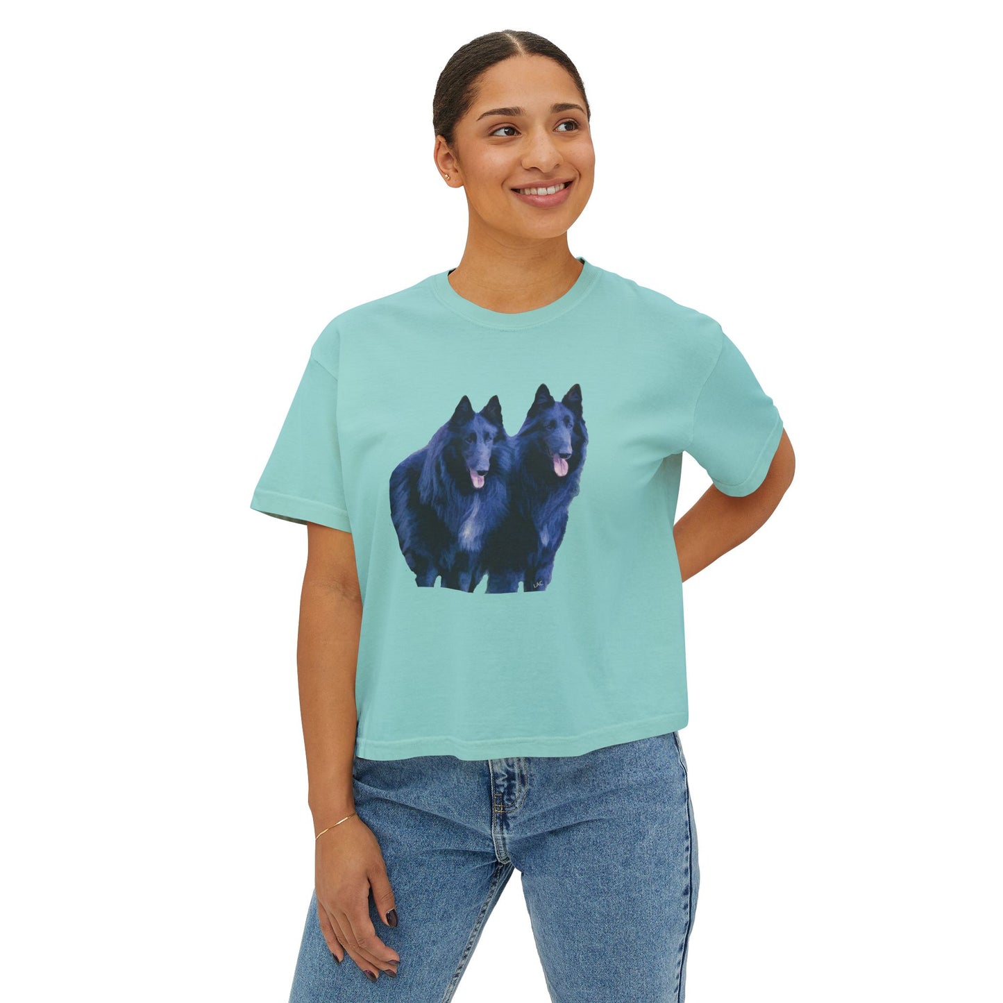 Belgian Shepherd Women's Oversized Boxy Tee