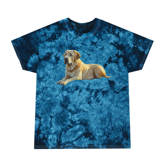 Broholmer - Danish Mastiff Tie-Dye Tee, Crystal