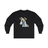 Whippet 'Simba'  Classic Cotton Long Sleeve T-Shirt